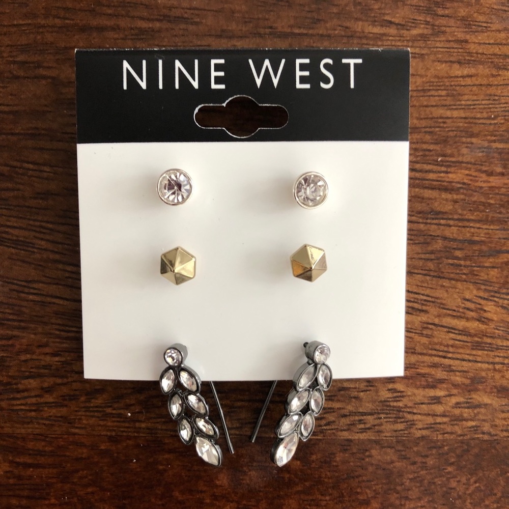Nine West | Earrings (set of 3) NWOT